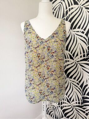 CAbi Scatter Print Floral Cami Top